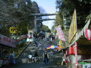 『常盤神社への階段』　写真